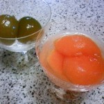 杏と梅のコンポート