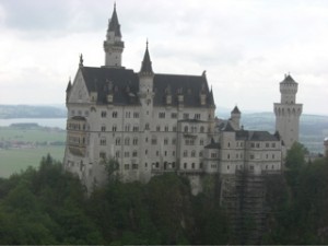 ルードヴィッヒ二世の建てたノイシュバンシュタイン城