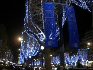 シャンゼリゼのクリスマスイルミ シャンゼリゼのクリスマスイルミ